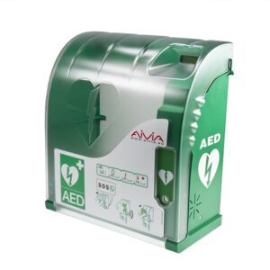 Aivia 320 defibrillator cabinet – heated outdoor AED cabinet