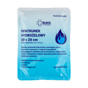 Opatrunek hydrożelowy Longbow 20x20 cm – jałowy, na oparzenia