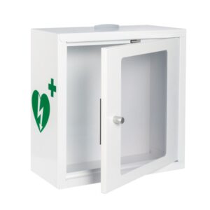 Mała szafka AED ASB2020 biało-zielona