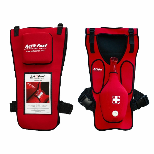 Act Fast Adult kamizelka do treningu chwytu Heimlicha red