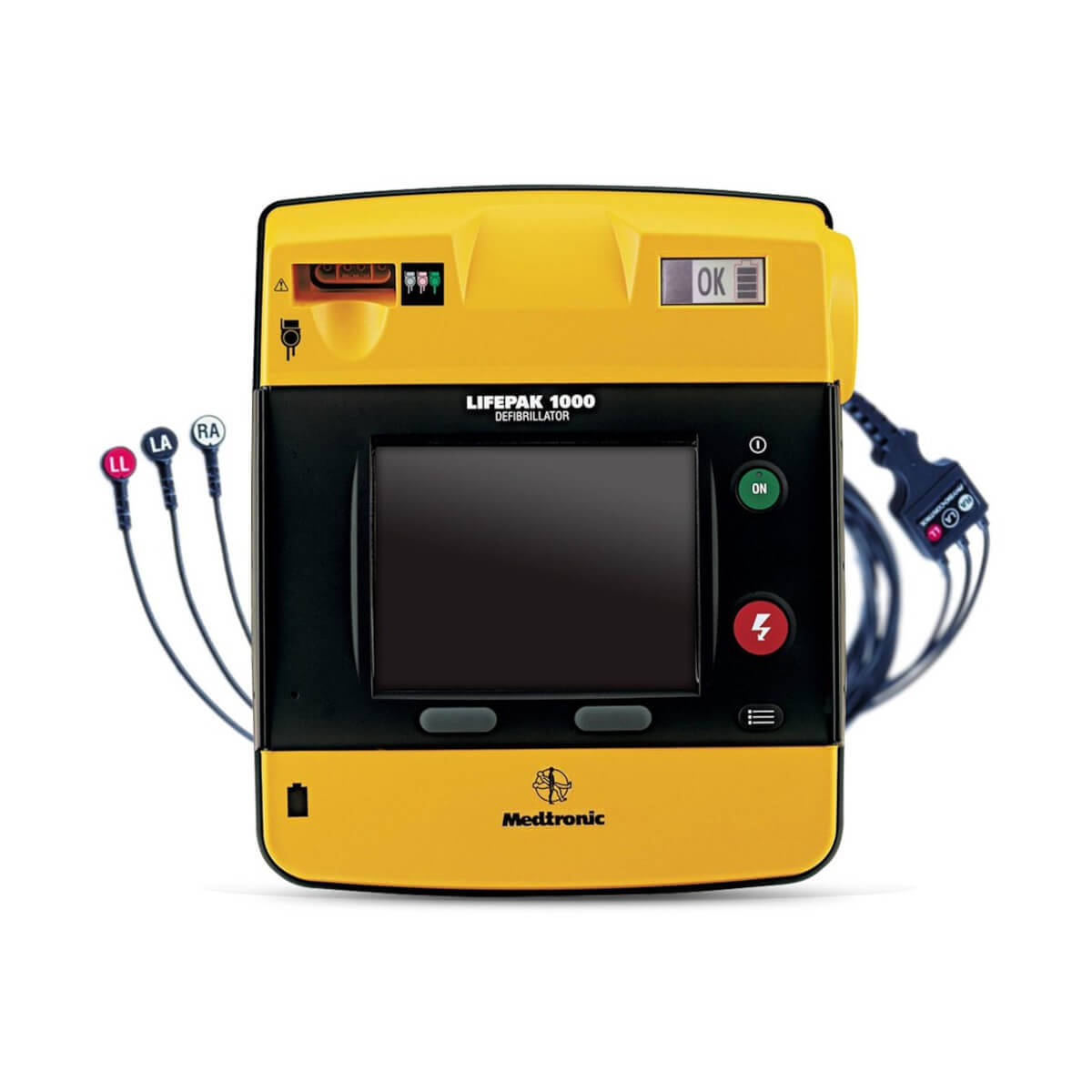 defibrylator AED LIFEPAK 1000 z EKG i wyświetlaczem graficznym monitorującym rytm