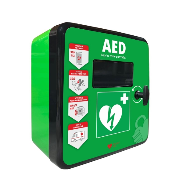 Kapsuła Defib Store 4000e light – zewnętrzna szafka poliwęglanowa na AED IP66 z podświetleniem