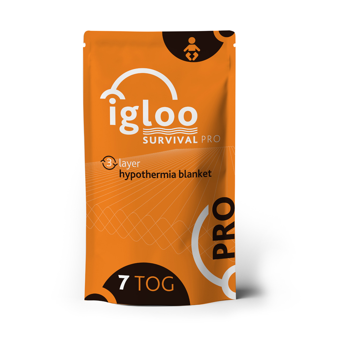 Koc termiczny IGLOO PRO Pomaranczowy pediatryczny IG015