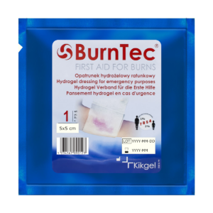 Opatrunek hydrożelowy BurnTec 5 x 5 cm – jałowy kompres hydrożelowy