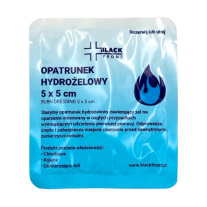 Opatrunek hydrożelowy Longbow 5 x 5 cm – jałowy, na oparzenia
