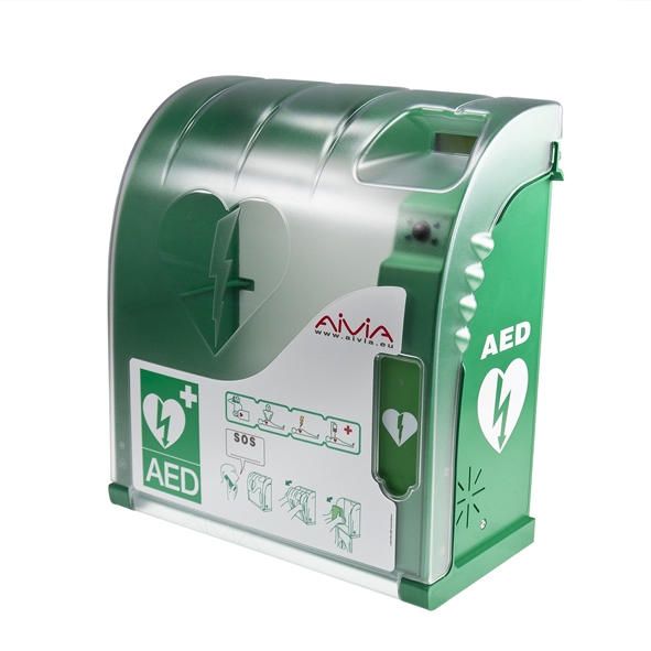 Szafka na aed aivia 300 alarm lan do zastosowań wewnętrznych – kapsuła ścienna z siecią LAN, AIVI@NET i alarmem