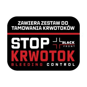 Tablica informacyjna STOP KRWOTOK 22 x 30 cm – oznakowanie AED