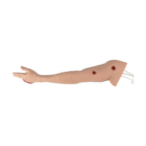 Arm trainer with 5 wounds for external bleeding control