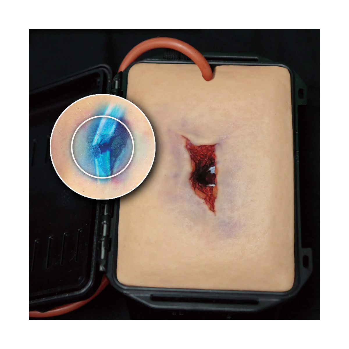 Trenazer tamowania krwotoku rana odlamkowa Shrapnel Wound in a Box®