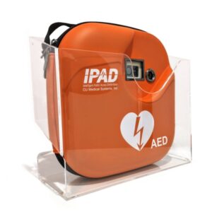 Plexiglass bracket for iPAD defibrillators – AED defibrillator bracket