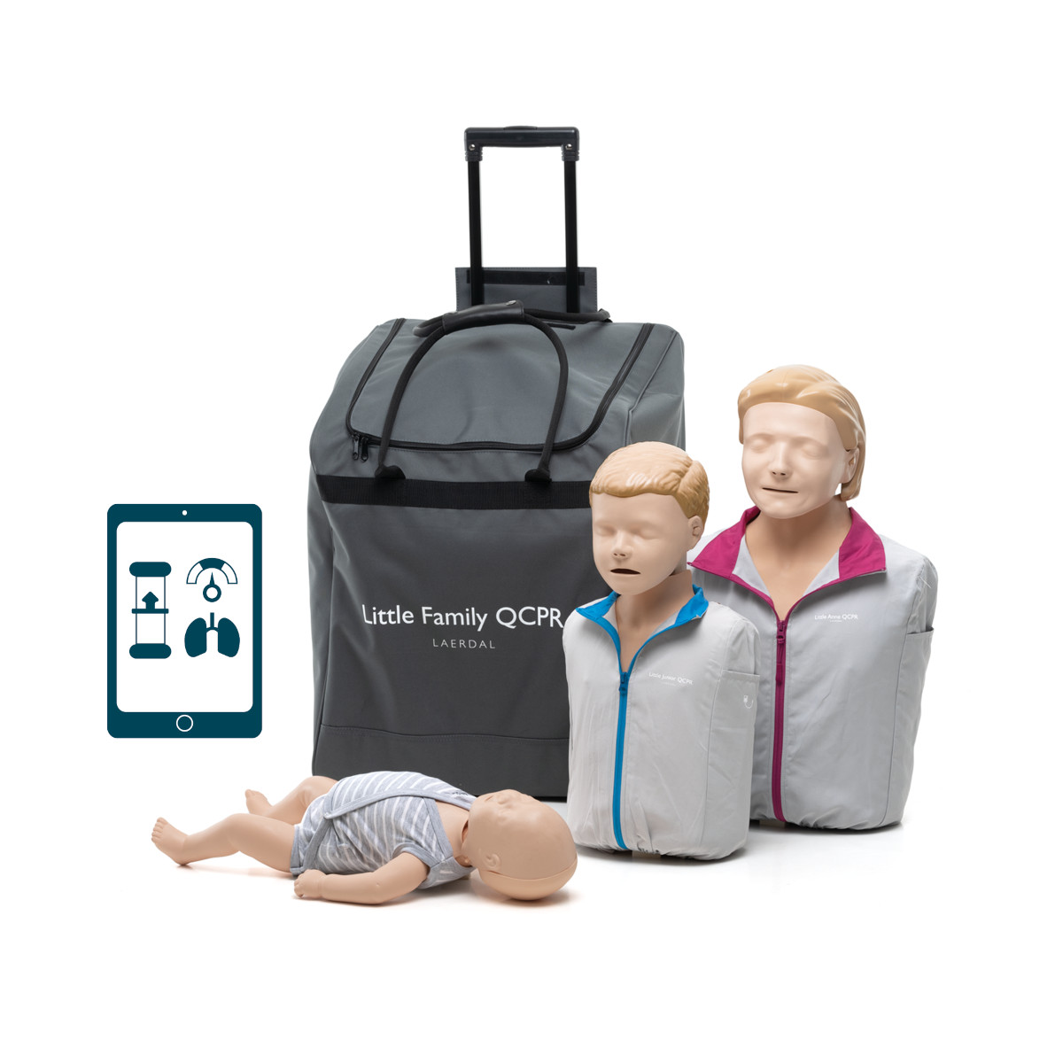 Zestaw fantomy Laerdal Little Family QCPR defibrylator szkoleniowy Shenzhen XFT 120C