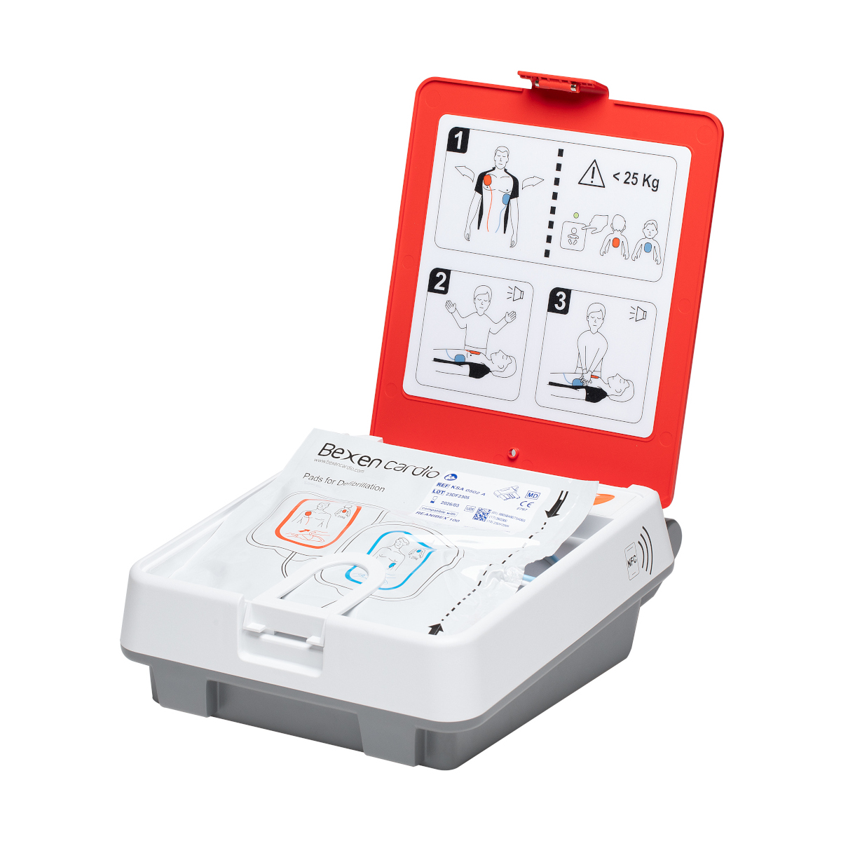 Defibrylator AED Reanibex 100, wersja automatyczna - obrazek 3