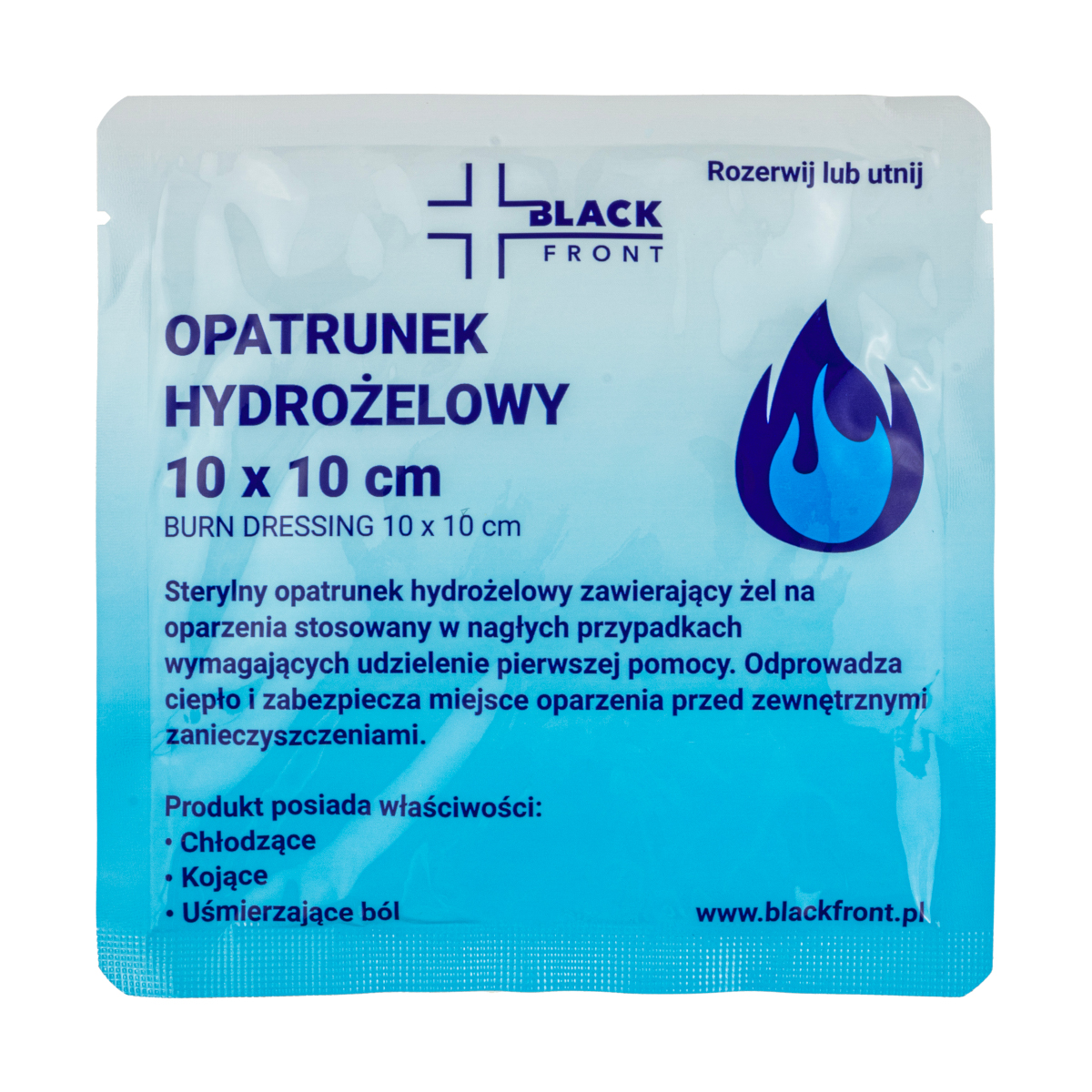 Opatrunek hydrożelowy Longbow 10 x 10 cm