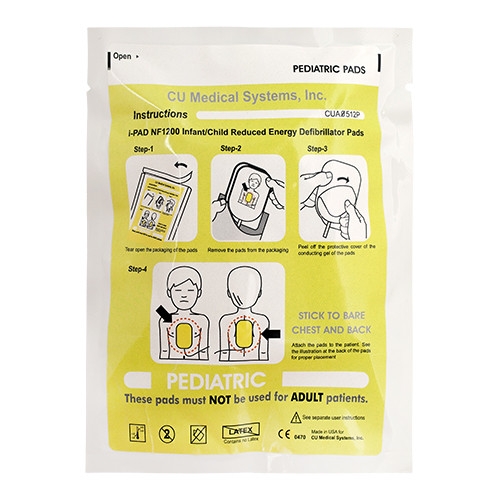oryginalne elektrody dla dzieci cu medical nf1200 pediatryczne do defibrylatora ipad nf-1200