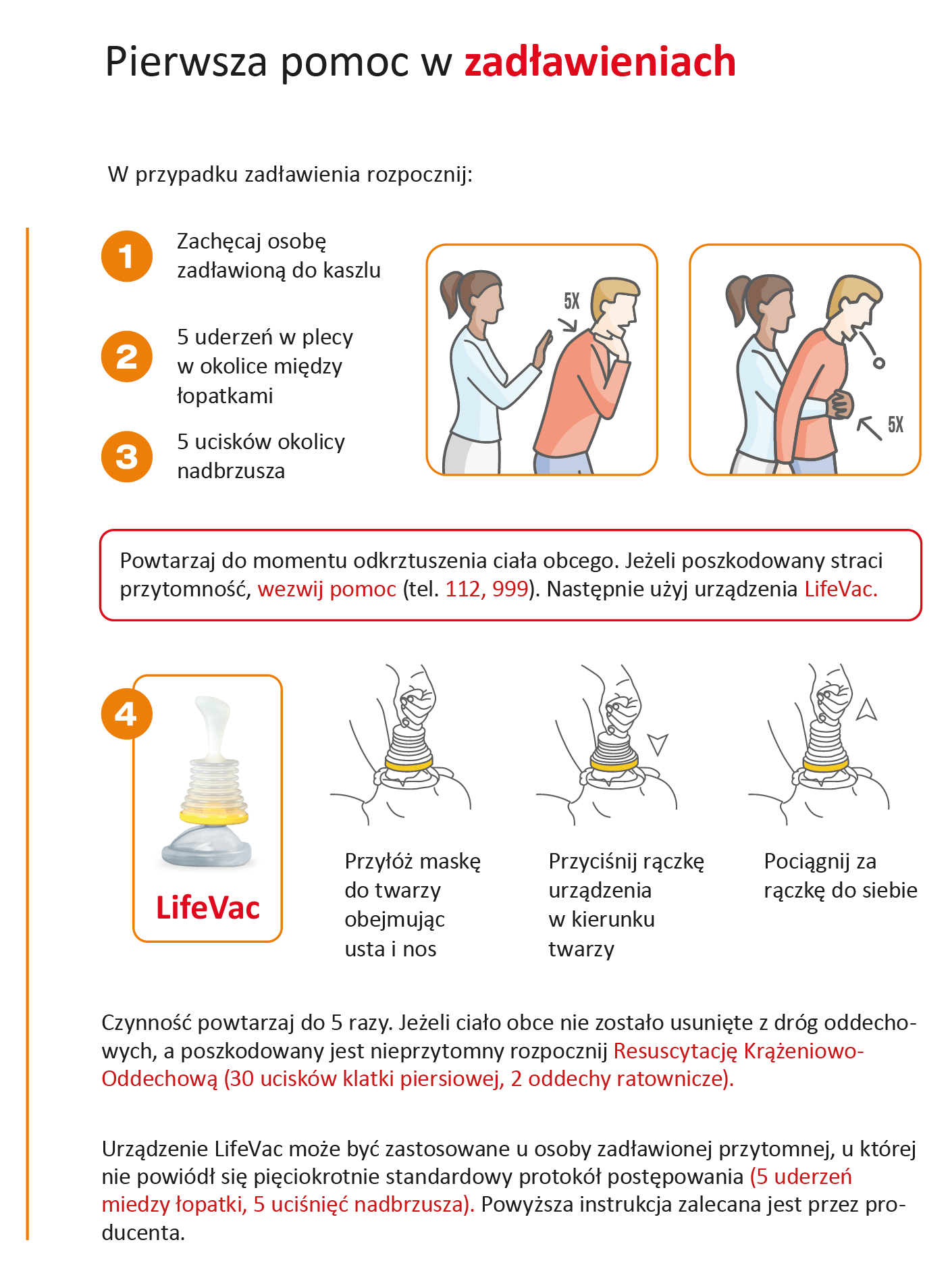 LifeVac LV14 – urządzenie do udrażniania dróg oddechowych, w saszetce - obrazek 9