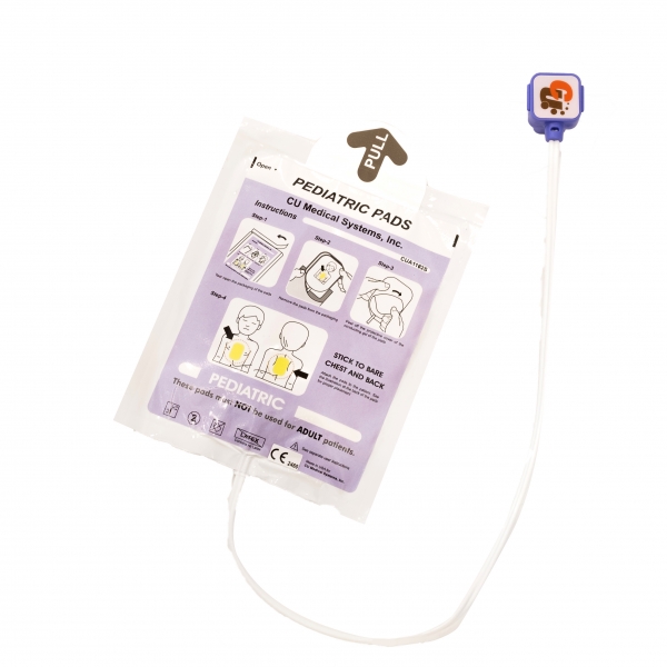 oryginalne elektrody pediatryczne cu medical do defibrylatora ipad sp1 spr samoprzylepne w folii ochronnej