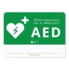 With AED location