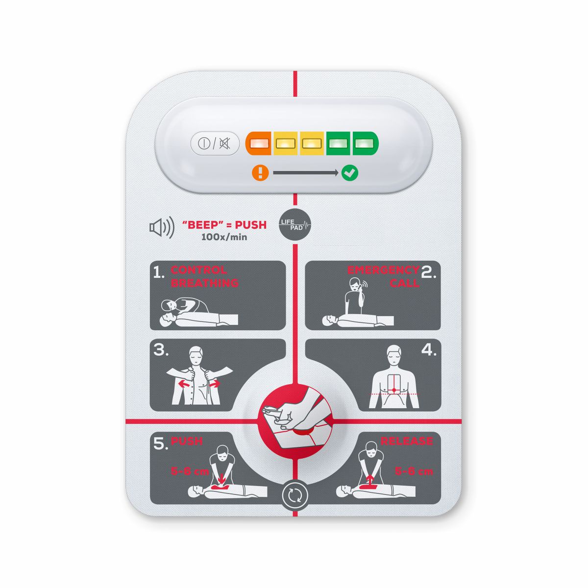 czujnik ucisniec lifepad cpr