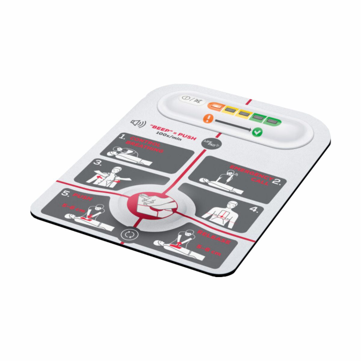 Czujnik uciśnięć LifePAD CPR – urządzenie do wspomagania resuscytacji - obrazek 2