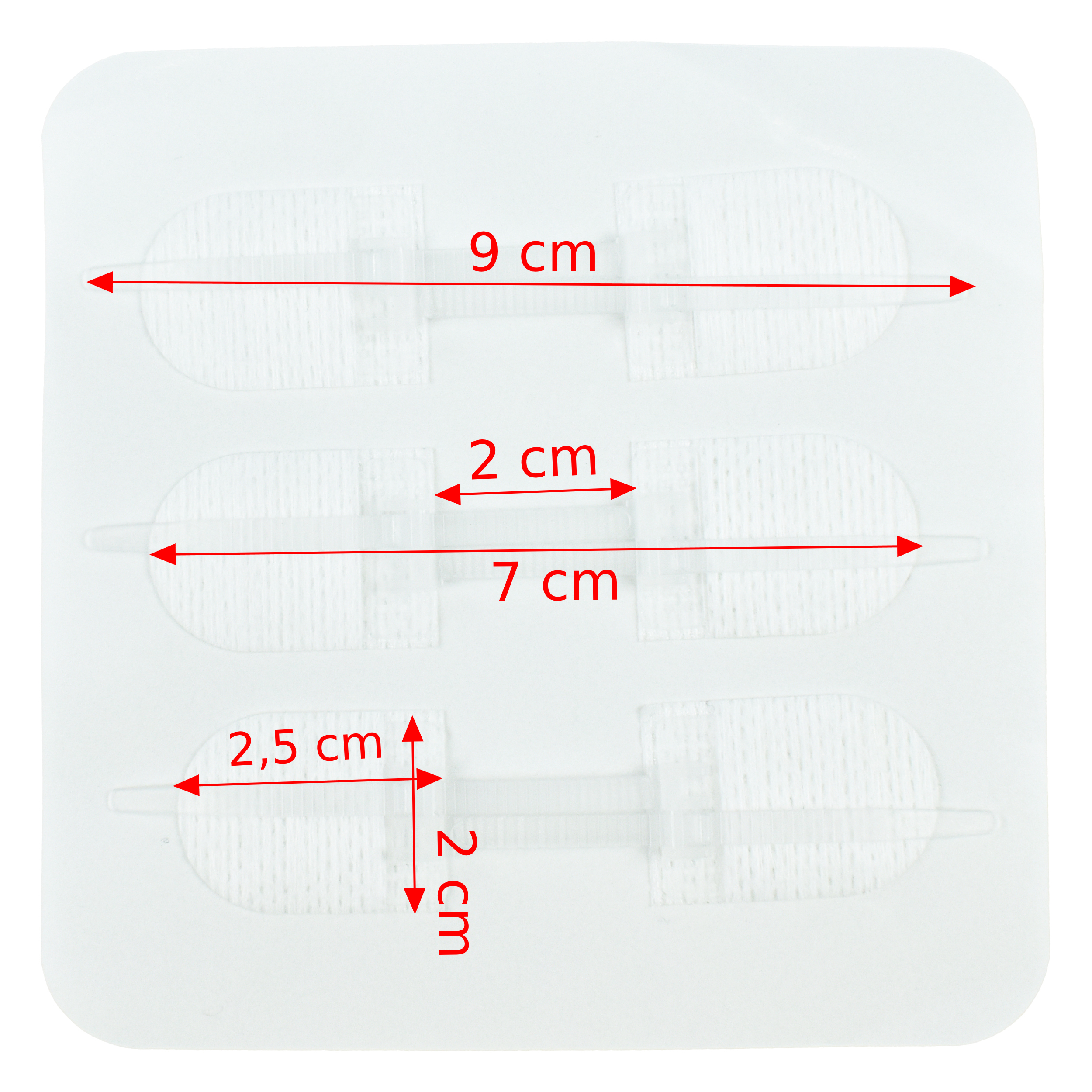 Zestaw plastrów do zamykania ran JB Tacticals 9×2 cm – 3 sztuki, sterylne - obrazek 4
