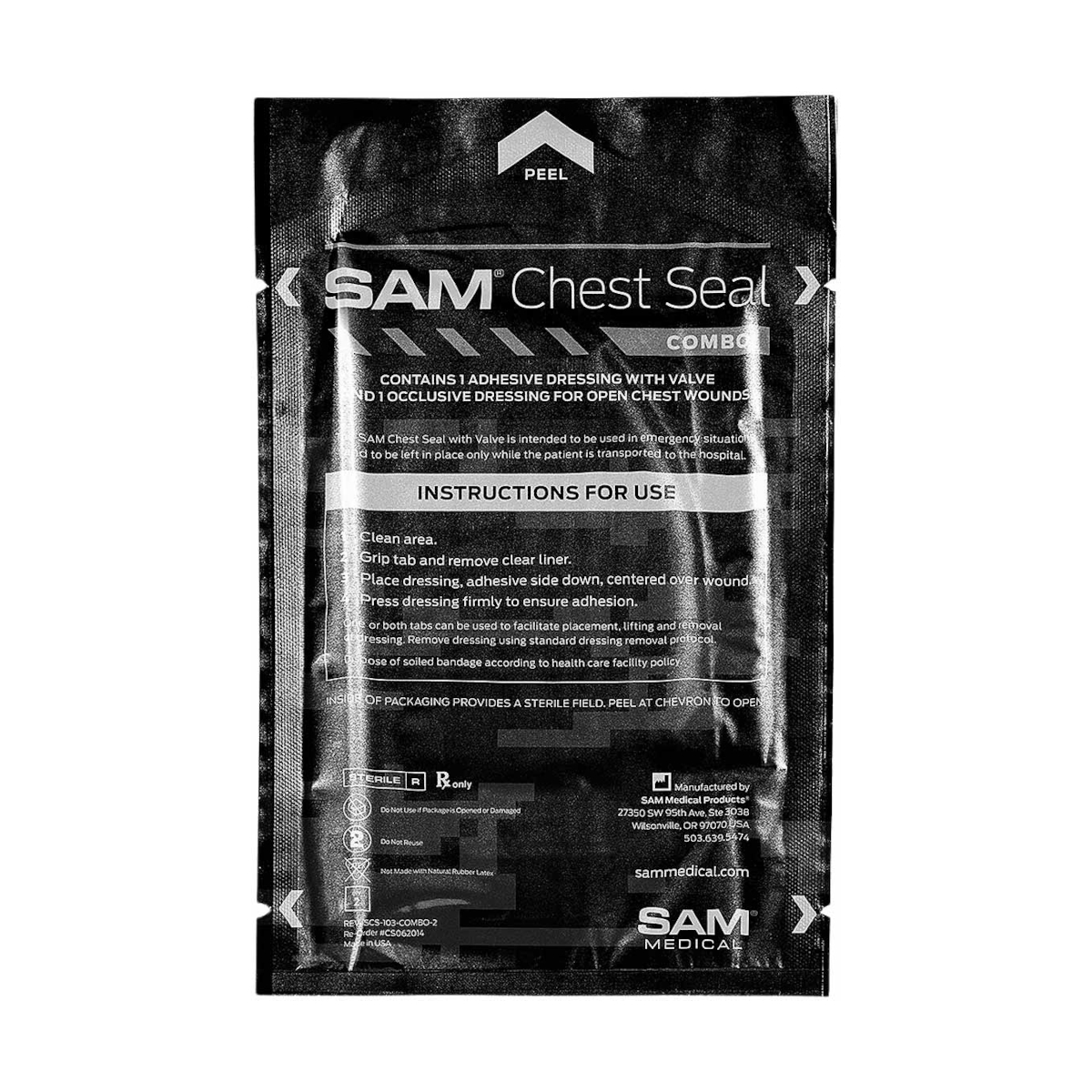 SAM Chest Seal Combo – vented and occlusive
