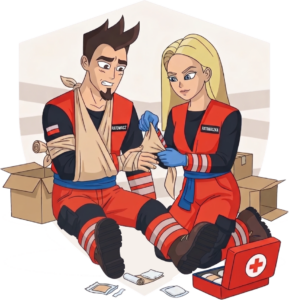 Training: dressing injuries