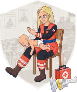 Training: first aid for children and infants