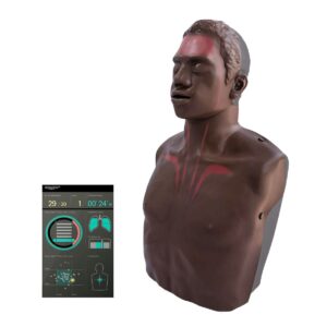 Fantom Brayden OBI PRO red – czarnoskóry manekin z aplikacją i Bluetooth